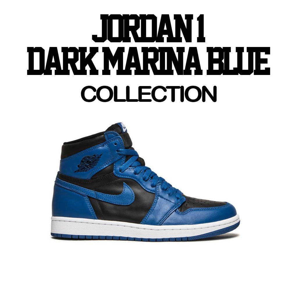 black and blue jordan 1 shirt