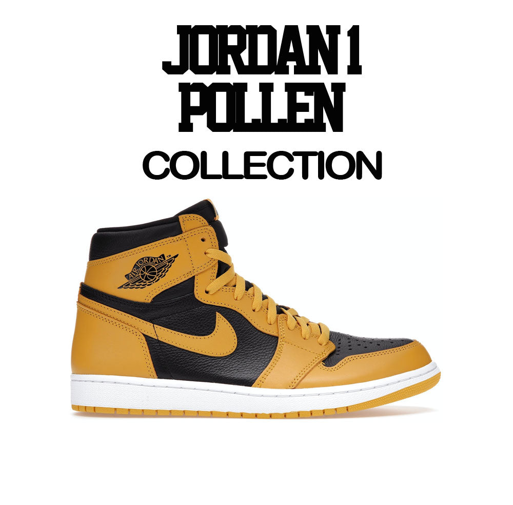 yellow jordan 1 shirt