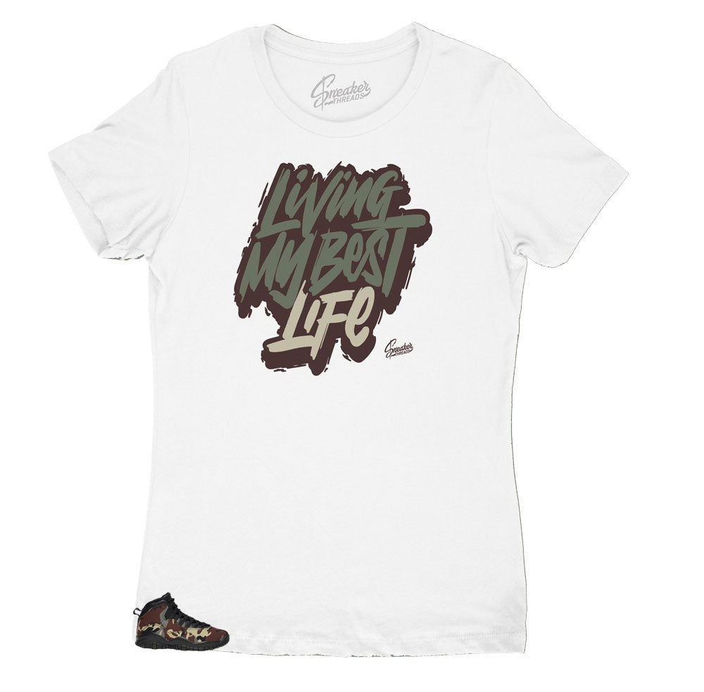 camo jordan 10 shirt