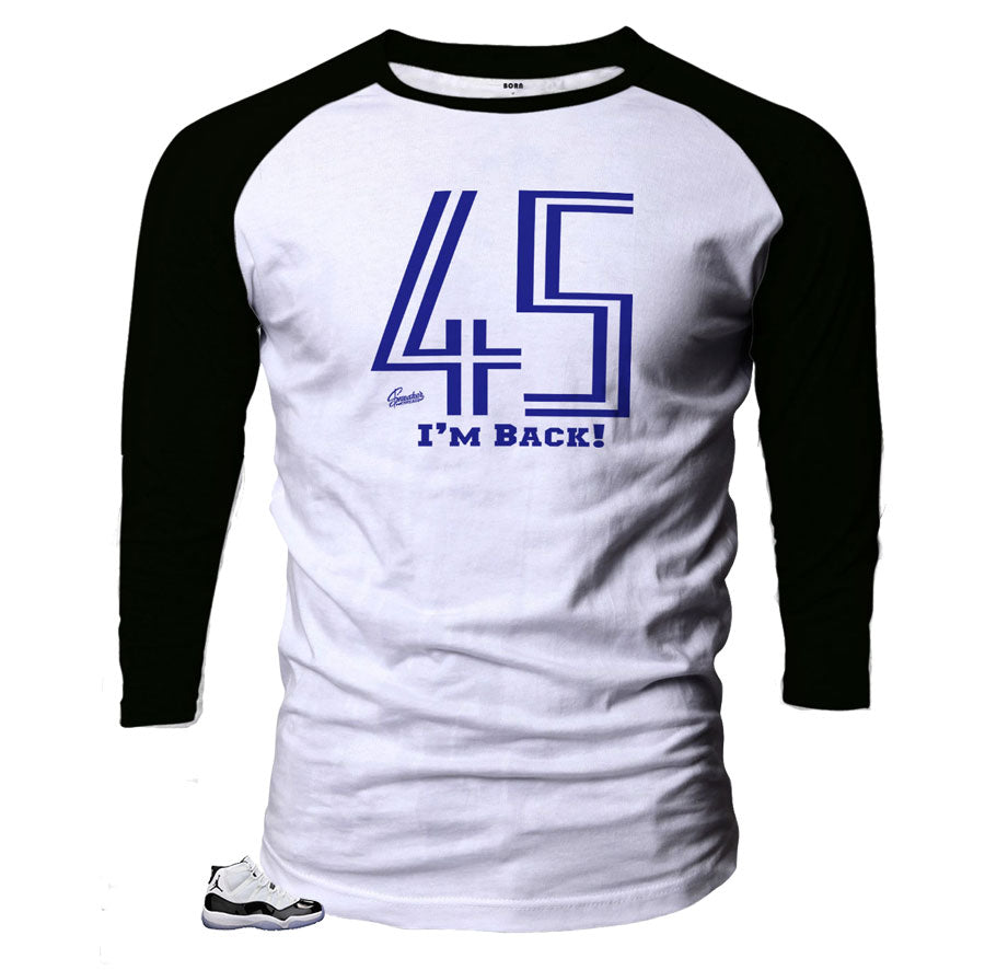 Jordan 11 concord raglan sneaker tees 