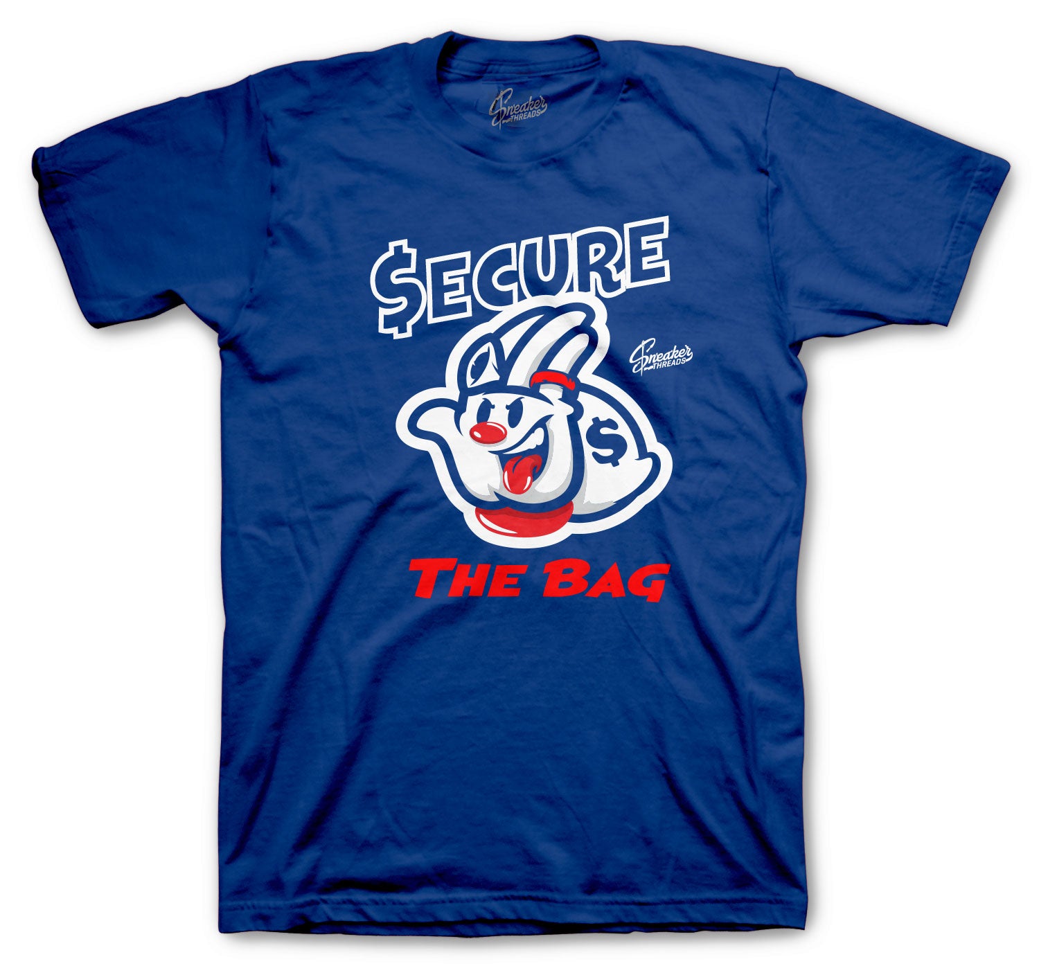 Loyal Blue 4's Secure the Bag shirt to 