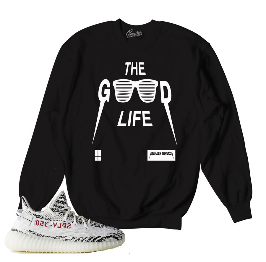 Zebra yeezy boost sweater match yeezy 