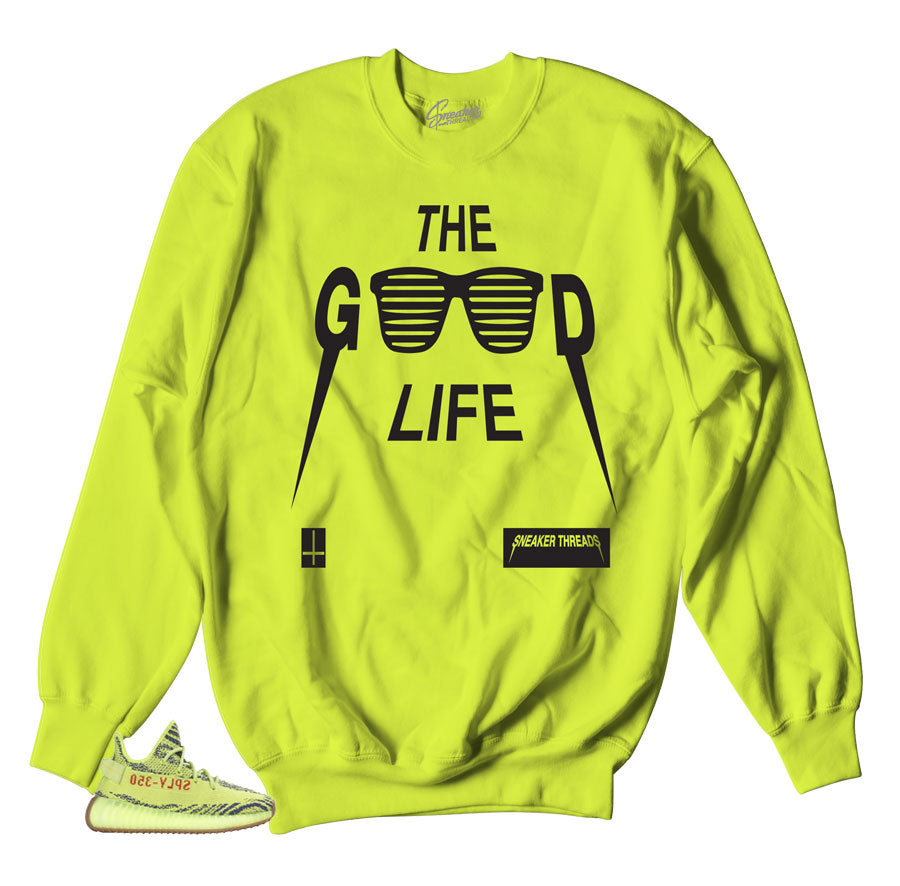 yeezy yellow sweatshirt