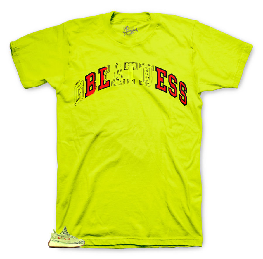 Sneaker tees match semi frozen yellow 