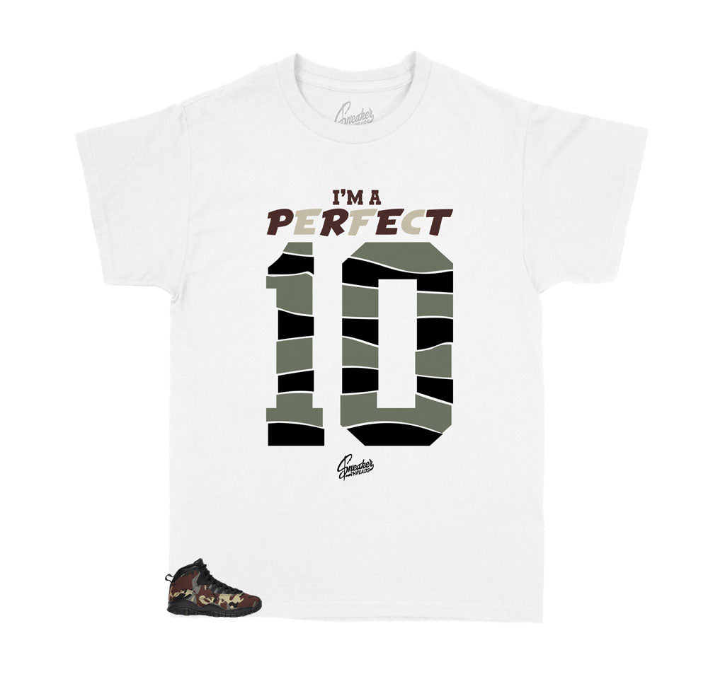 jordan 10 woodland camo shirt