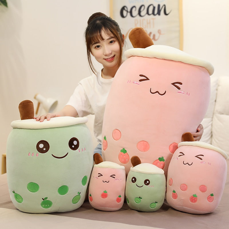 boba milk tea plush toy