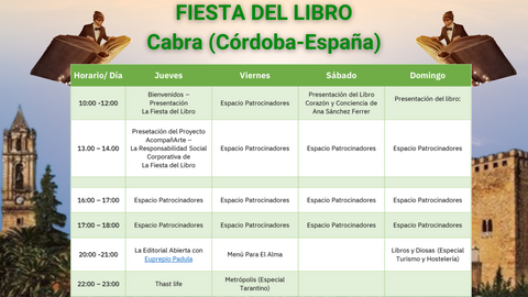 Fiesta Del Libro Y La Cultura en Cabra, Córdoba | Día del Libro 2021