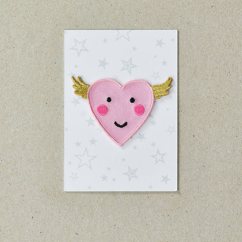 Iron-on Heart Patch, Cute Heart Patch, Valentines Day Heart Patch