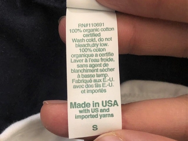 Big Frenchies Made in USA tag