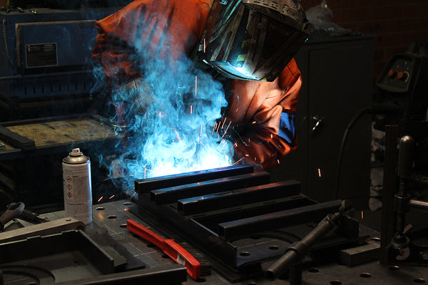 Welding at 84 Engineering