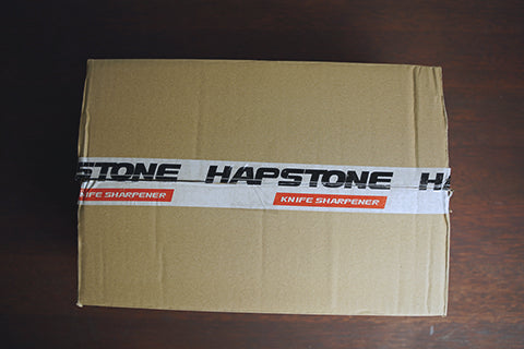 Hapstone Sharpening System Shipping box