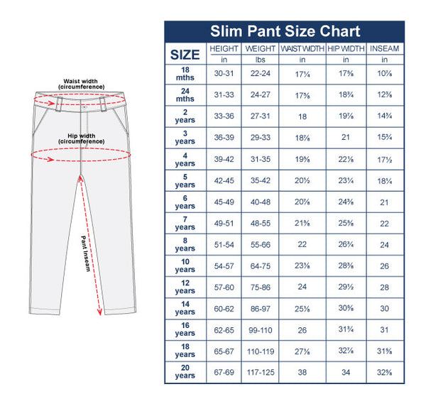 Size Charts – All Navy