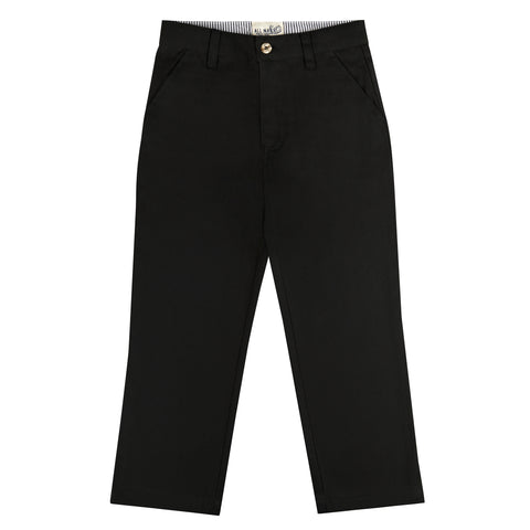 Black Regular Fit Pants – All Navy