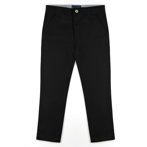 Black Regular Fit Pants – All Navy