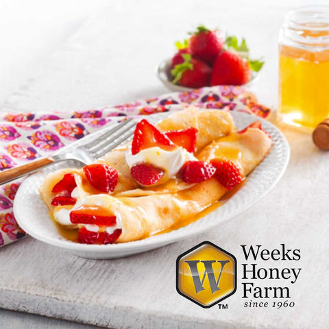 Weeks Strawberry Crepes are amazing- full recipe