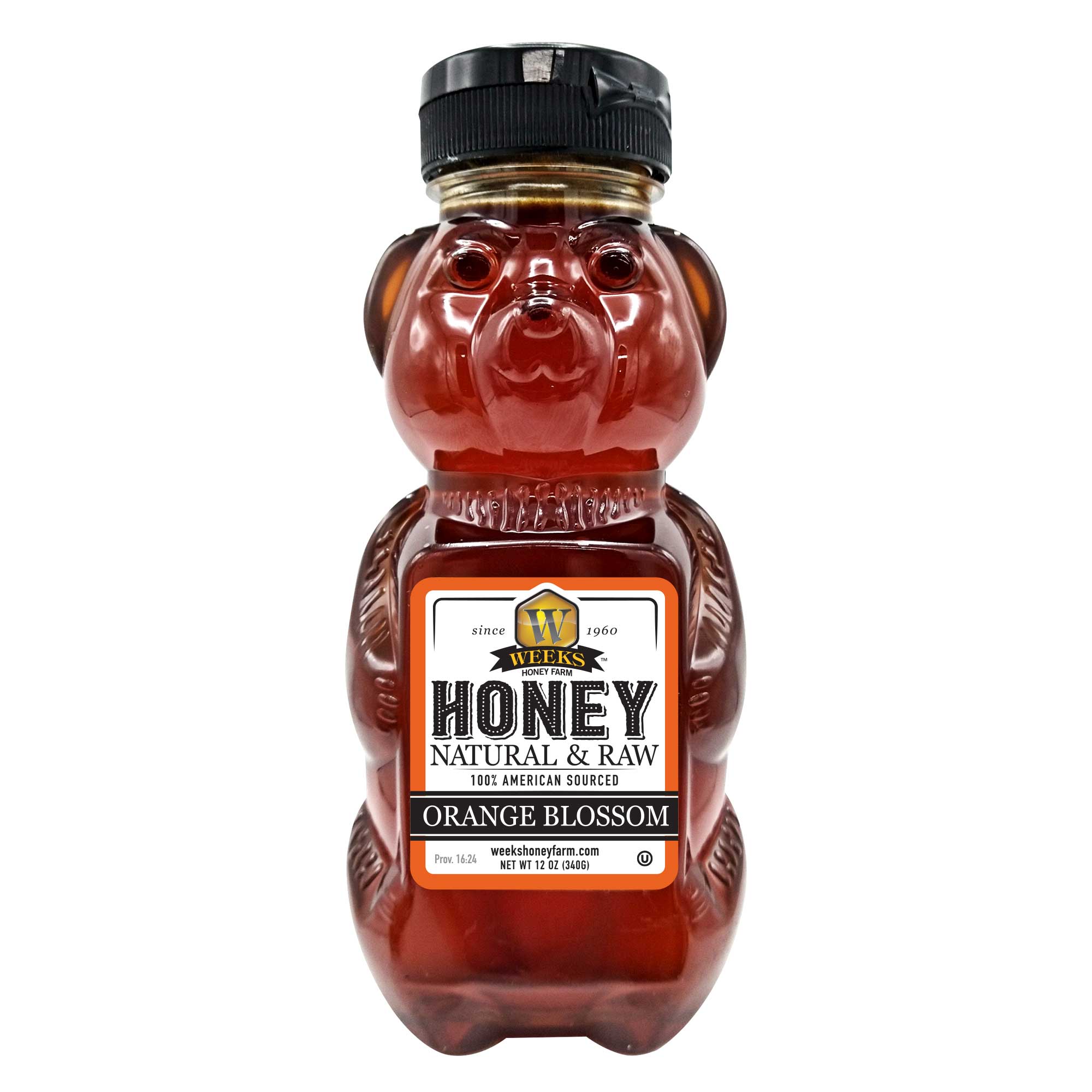 Our Best All-Natural Pure Raw Orange Blossom Honey