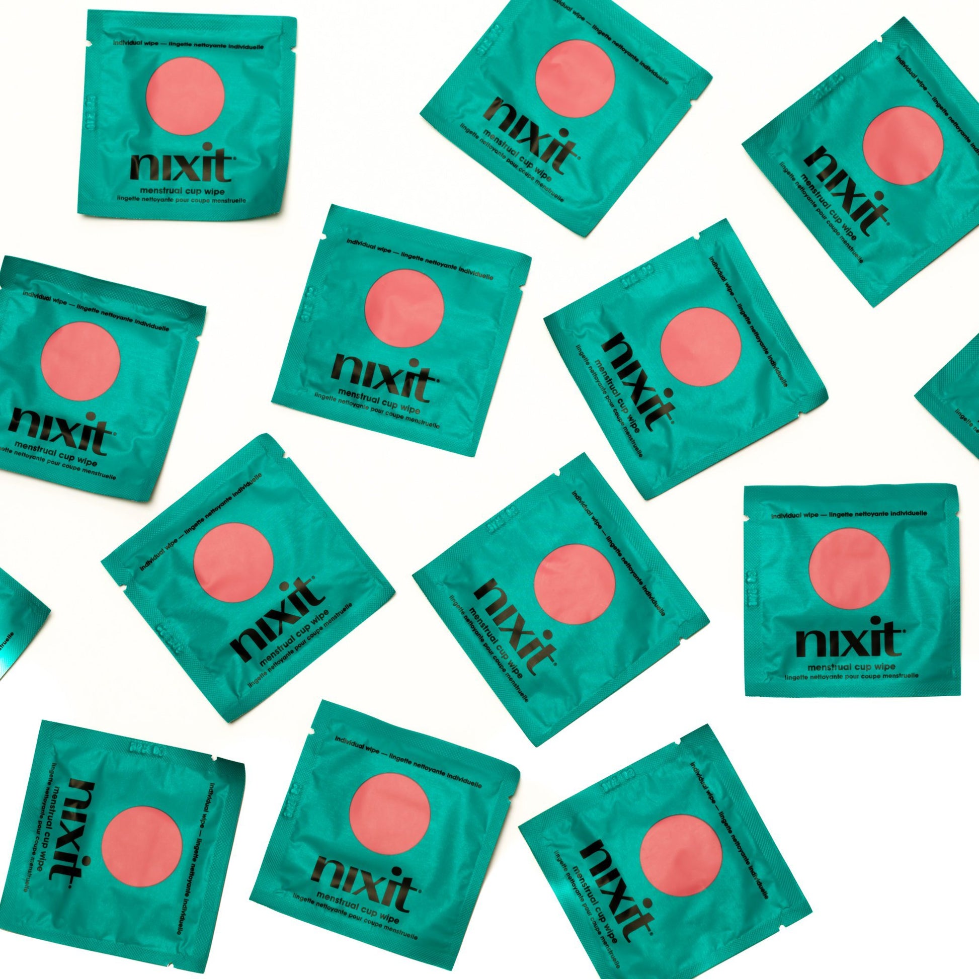 Photo of 15 nixit wipes (15 per pack) - convenient menstrual cup wipes for keeping your period cup clean on-the-go