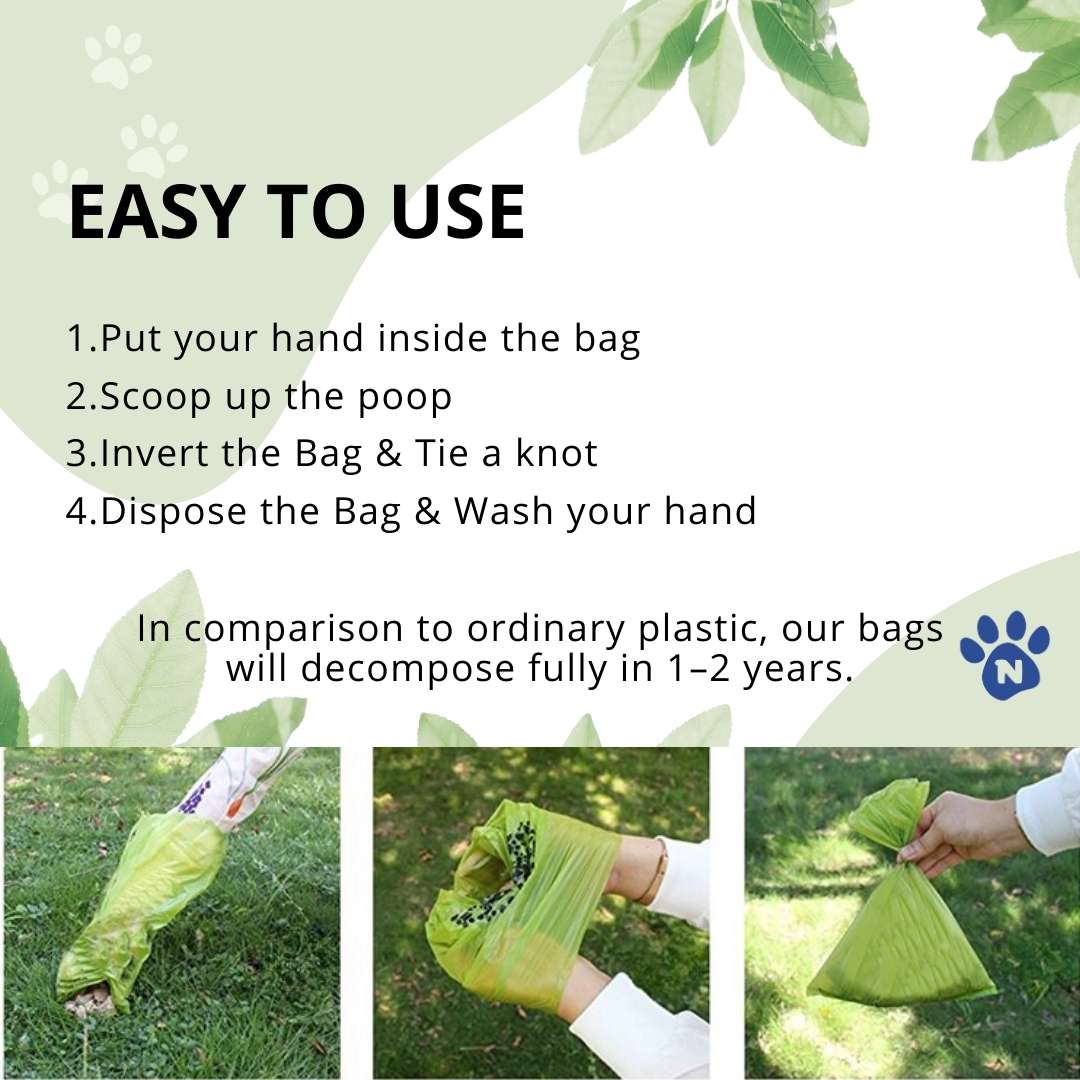 Eco-Friendly Dogs Waste Bags