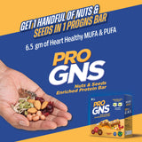 ProGNS Nuts & Seeds enriched Protein Bar containing 2 cups Green Tea (Pack of 12 bars x 50 gm) - ProGNS