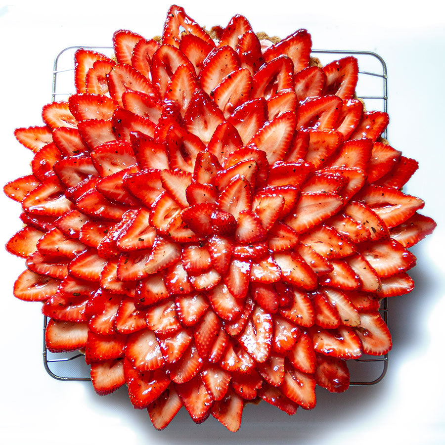 Strawberry Basil Tart