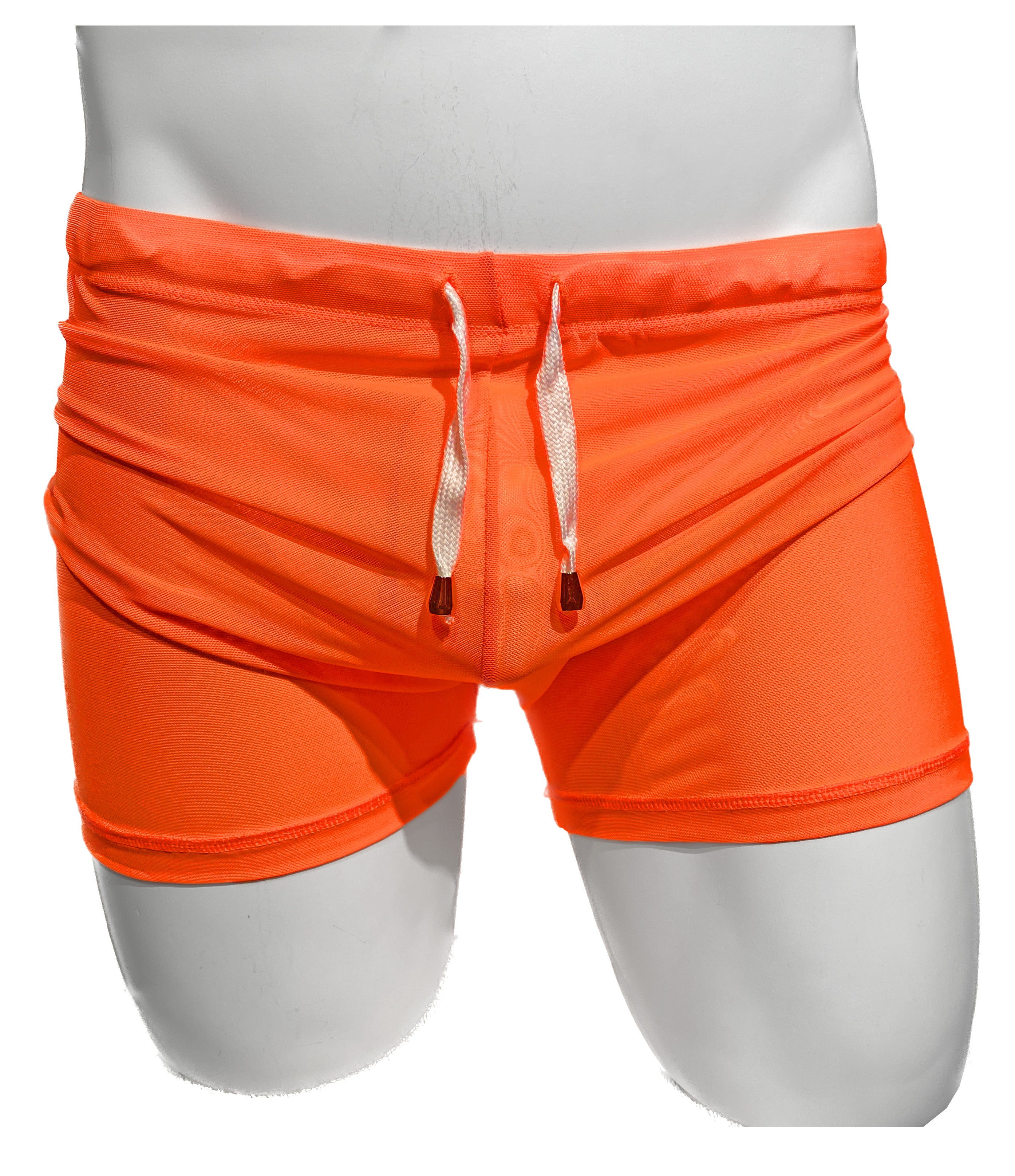 Fine Mesh Shorts - NEON ORANGE