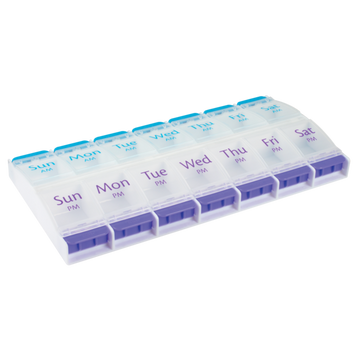 Ezy Dose® Push Button Weekly 4x/Day Pill Planner (3XL) – Flents