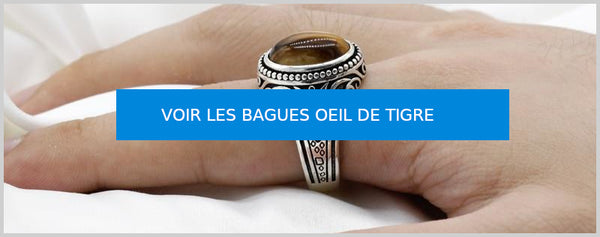 bague en oeil de tigre