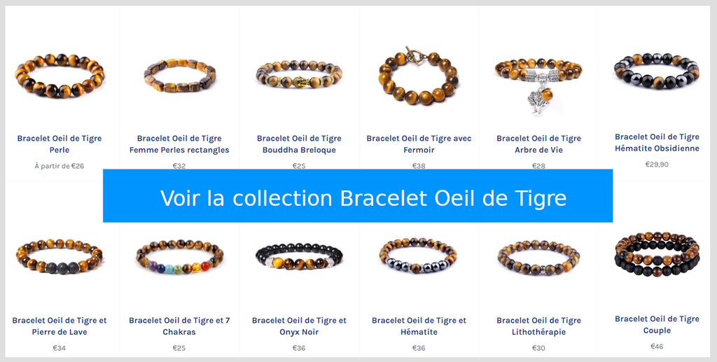 bracelet en oeil du tigre