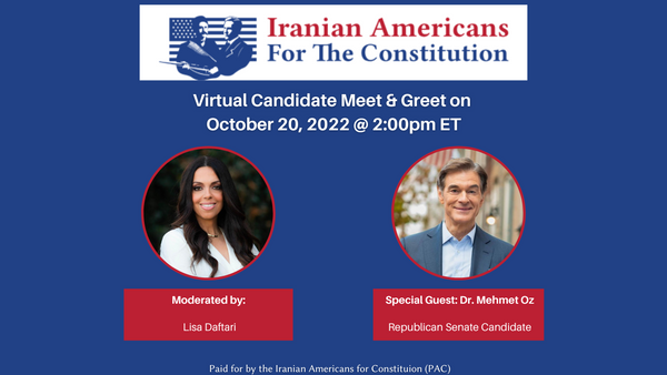 Virtual Candidate Meet & Greet on October 20, 2022 @ 2:00pm ET