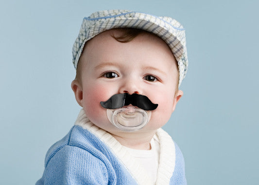 Chill Baby Mustache Baby Pacifier Opuszone Design Et Cadeaux Les Cadeaux Les Plus Originaux Et Creatifs Du Canada Faites Vos Achats En Ligne