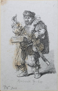 Rembrandt Harmensz van Rijn, after. Five etchings by Vivares, Claussin, and van Vliet. Etchings. XVII - XVIII C.