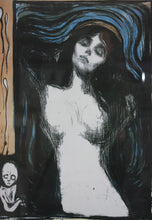Load image into Gallery viewer, Edvard Munch. Madonna. Vintage Museum Poster. 1990.
