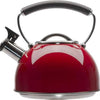 Ombre Red Chelsea Whistling Stovetop Tea Kettle