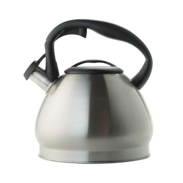 Cascade Whistling Kettle, 3 Qt, Flip-Up Spout, Fast Heating - Primula