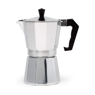 Bellemain Stovetop Espresso Maker Moka Pot (White, 6 Cup) - Bellemain