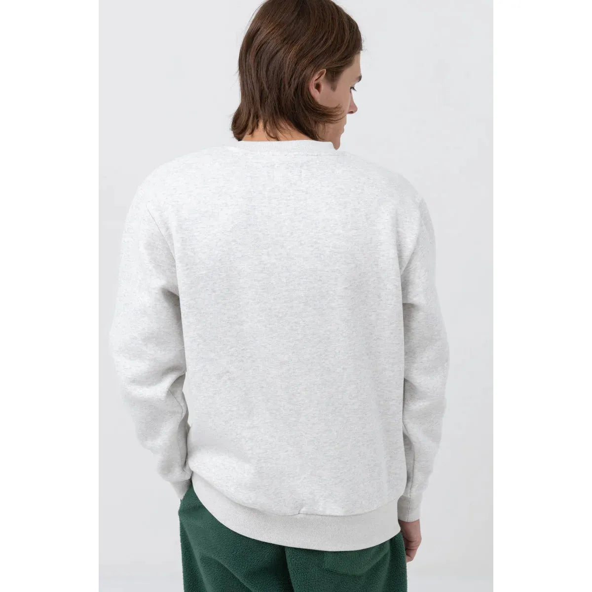 Rhythm Heavy Weight Fleece Crew - Oatmeal