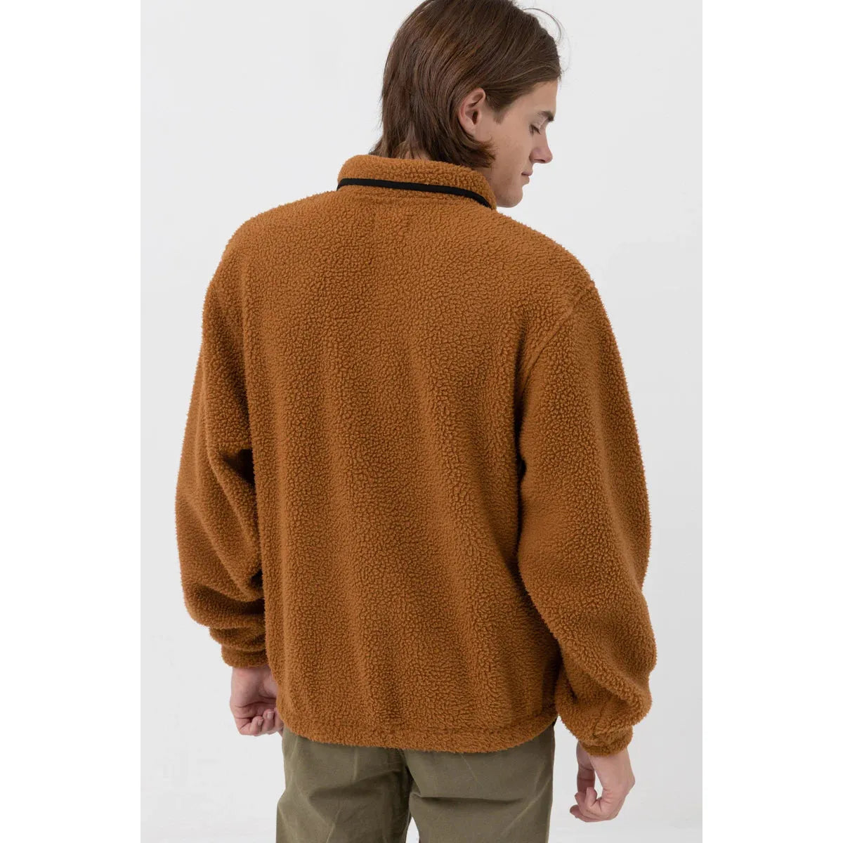 Rhythm Sherpa Pullover - Ochre