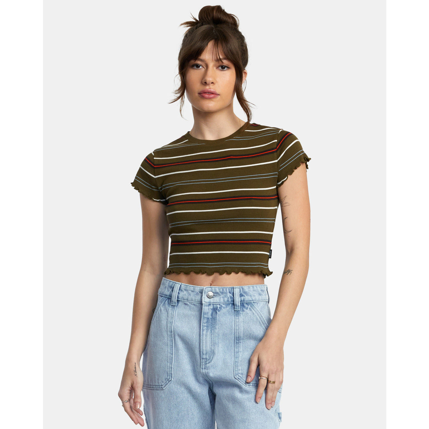 RVCA 'Classmate' Women's Tee - Dark Olive