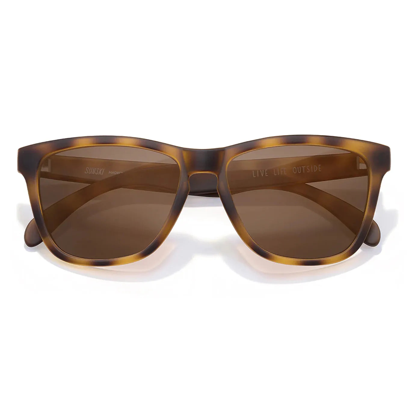 Sunski Madrona Polarized Glasses - Tortoise Brown / Amber