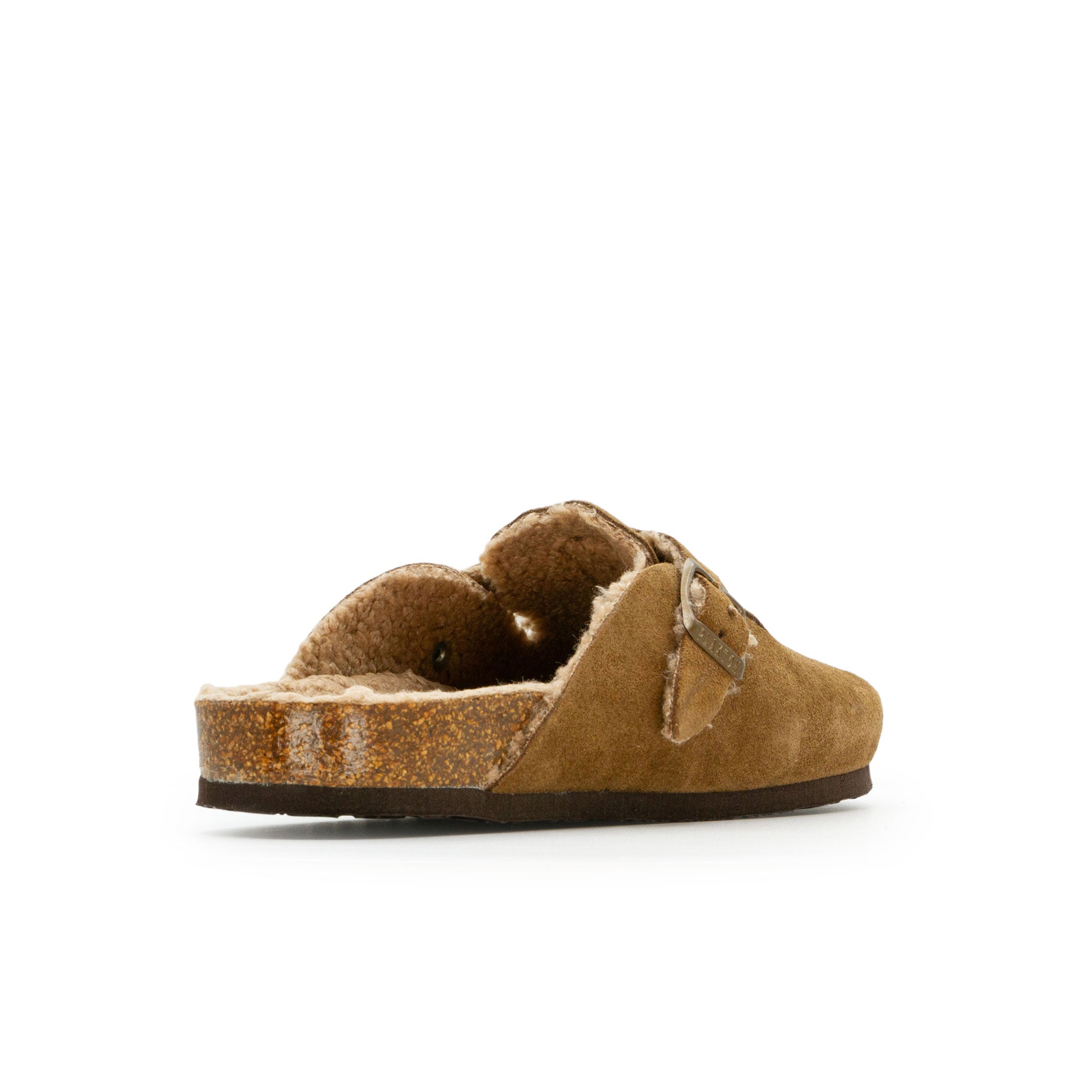 Plakton Men's 'Blog' Mule - Light Brown Suede / Teddy