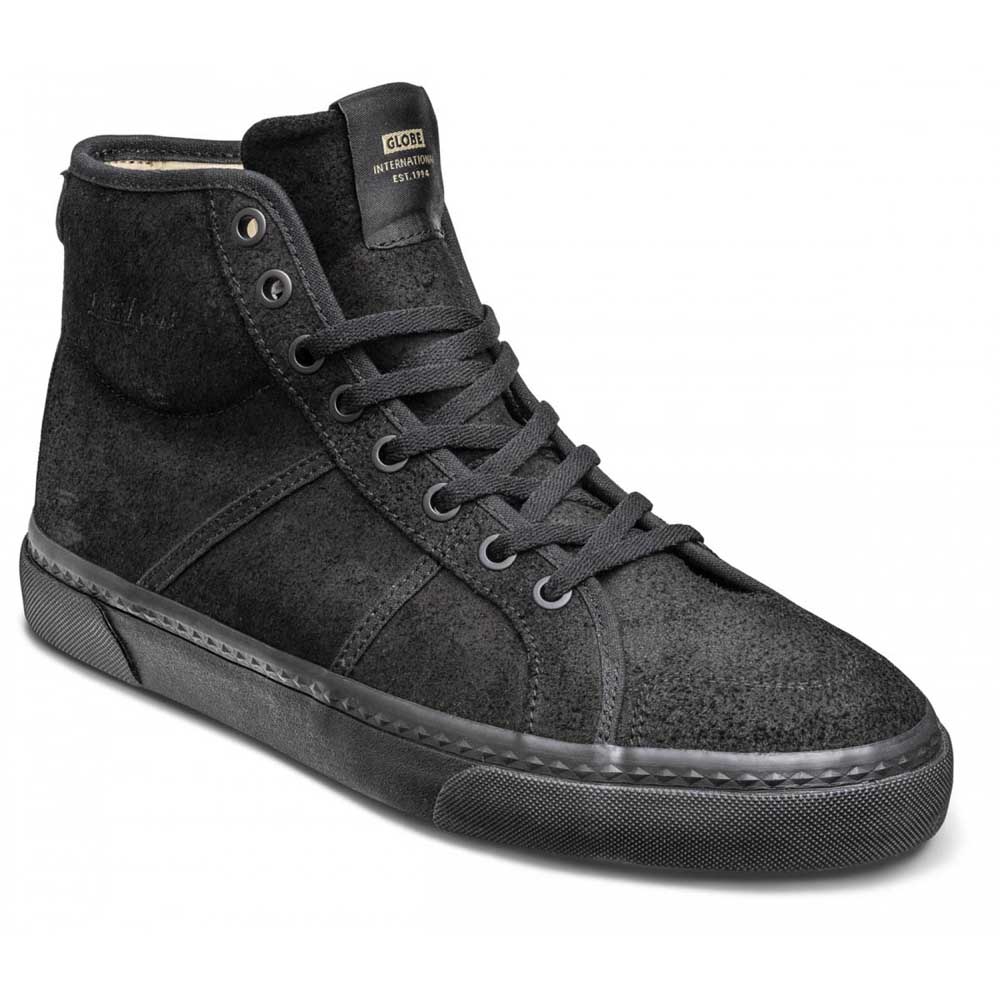 Globe Los Angered II Hi-Top Trainers âDion Agiusâ - Black / Black