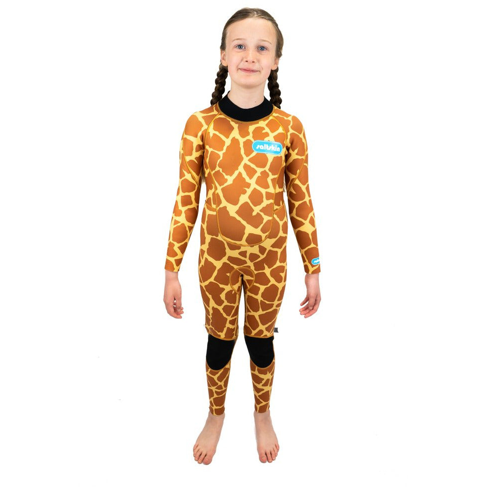 Saltskin Kids 3/2 Wetsuit - Giraffe (XXS / XS / S)