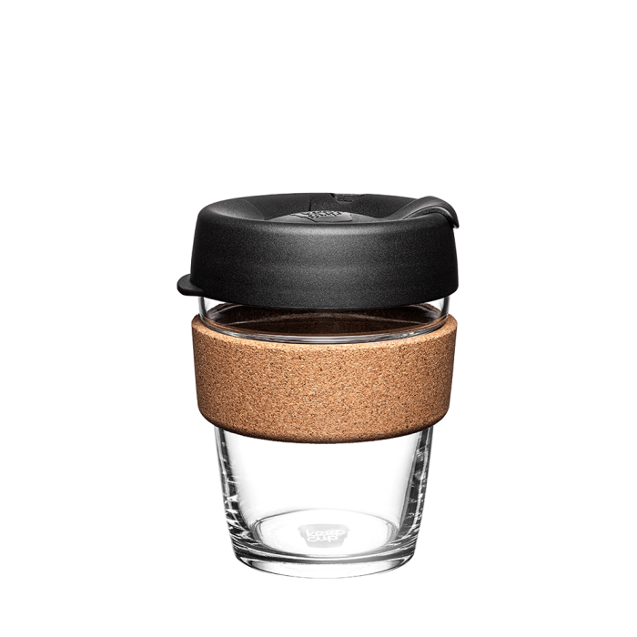 KeepCup Cork Brew 12oz Coffee Cup - Black