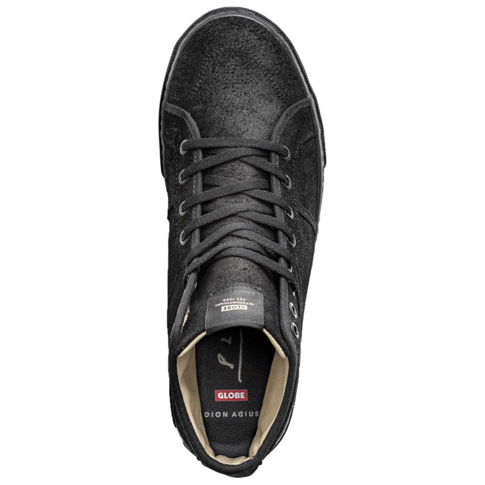 Globe Los Angered II Hi-Top Trainers âDion Agiusâ - Black / Black