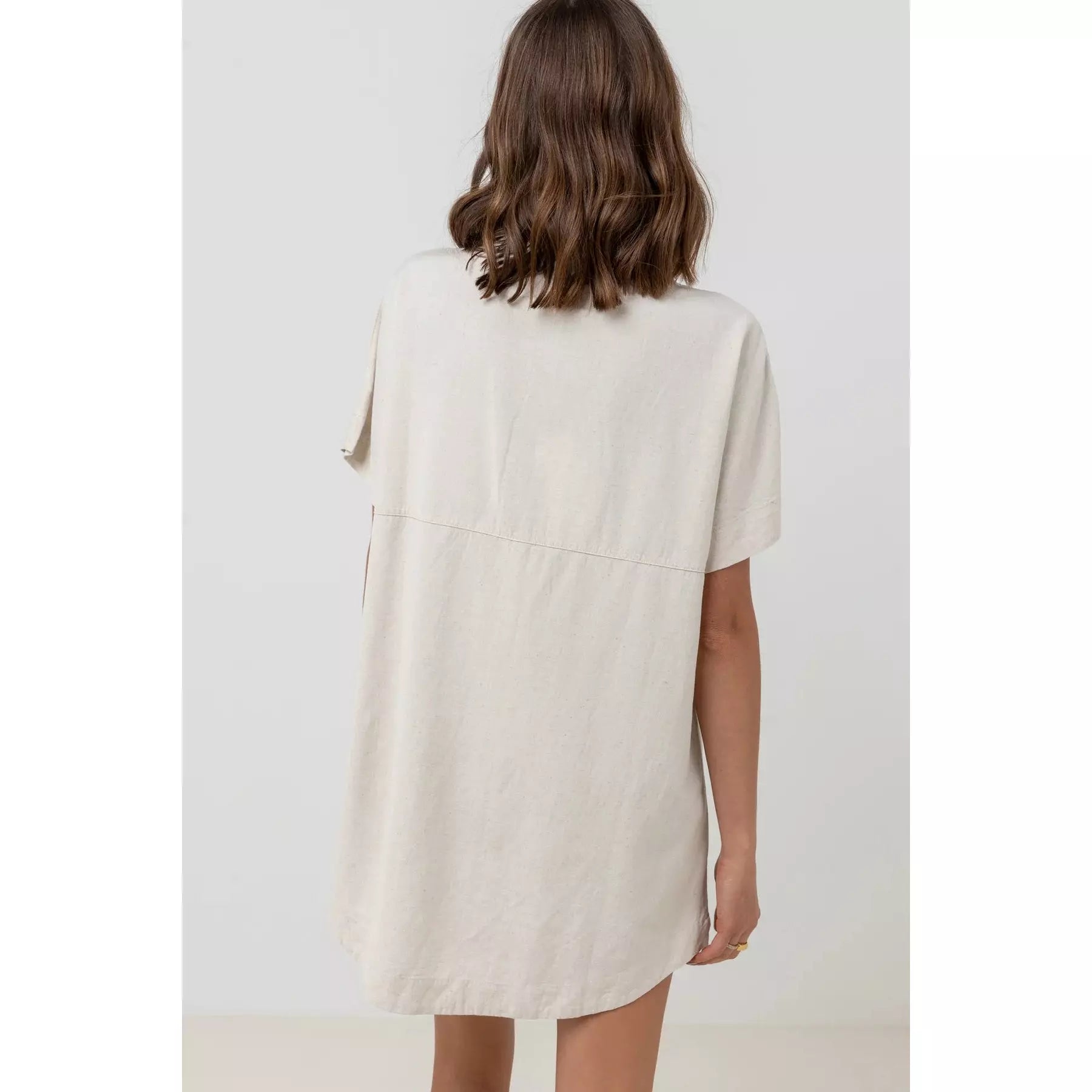 Rhythm Classic Shirt Dress Overswim - Oat