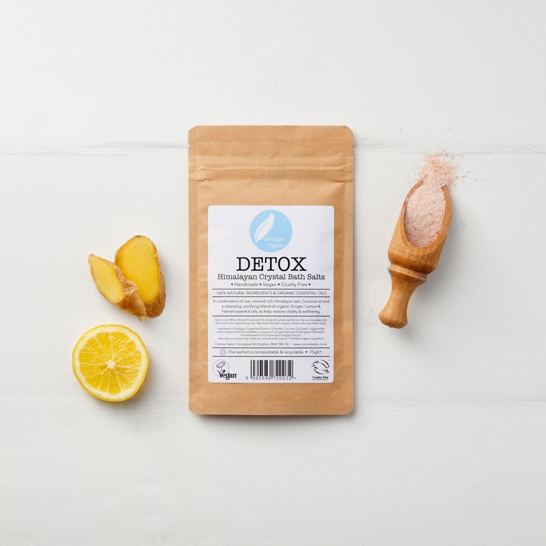 Corinne Taylor Himalayan Bath Salts Sachet - Detox