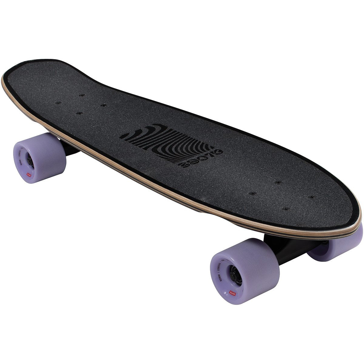 Globe Blazer Cruiser Skateboard - Black / Purple - 26