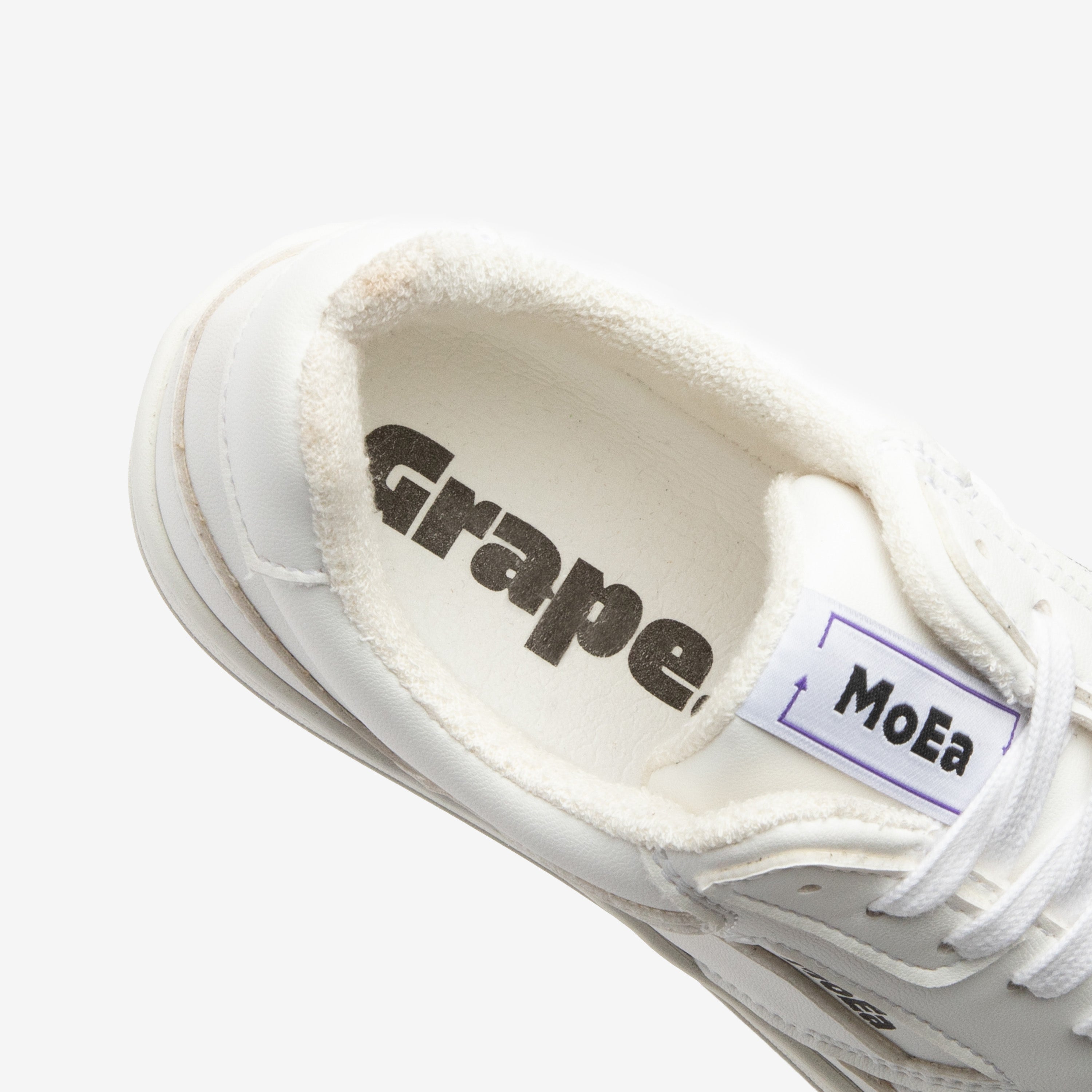 MoEa Bio-Sneakers - Grape Full White