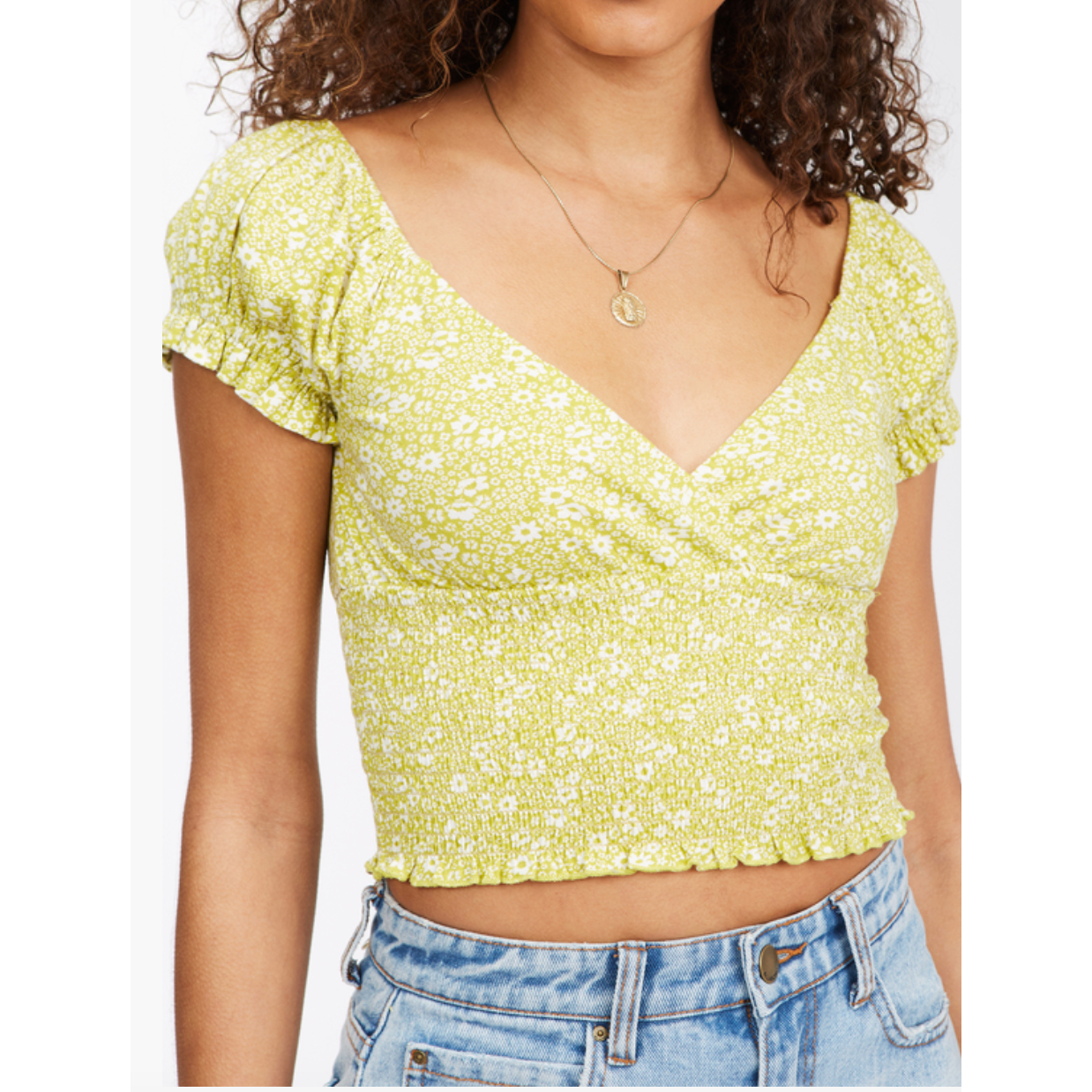 Billabong Spring Air Blouse - Lime