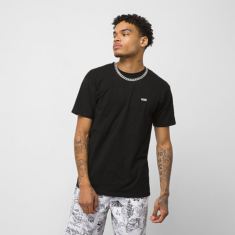 Vans Left Chest Logo T-Shirt - Black/White